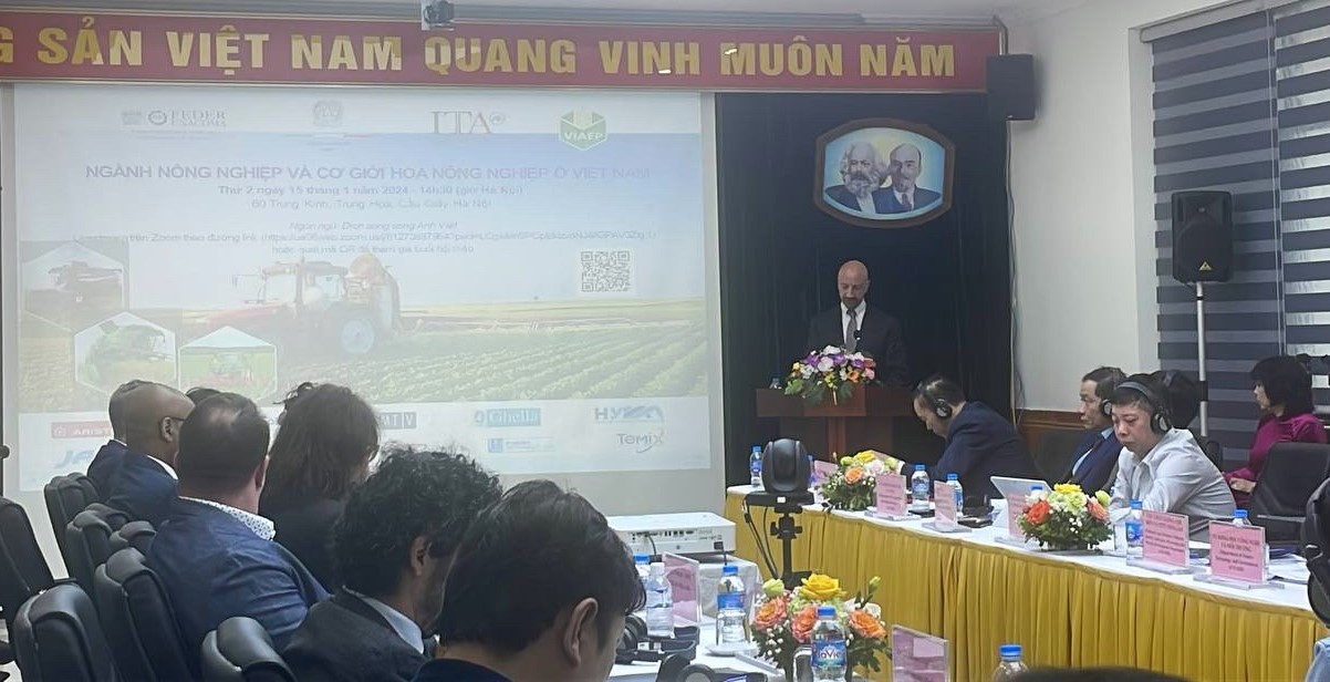 AICS Hanoi participates in the presentation of the study “Agricultural Industry and Mechanization in Vietnam”