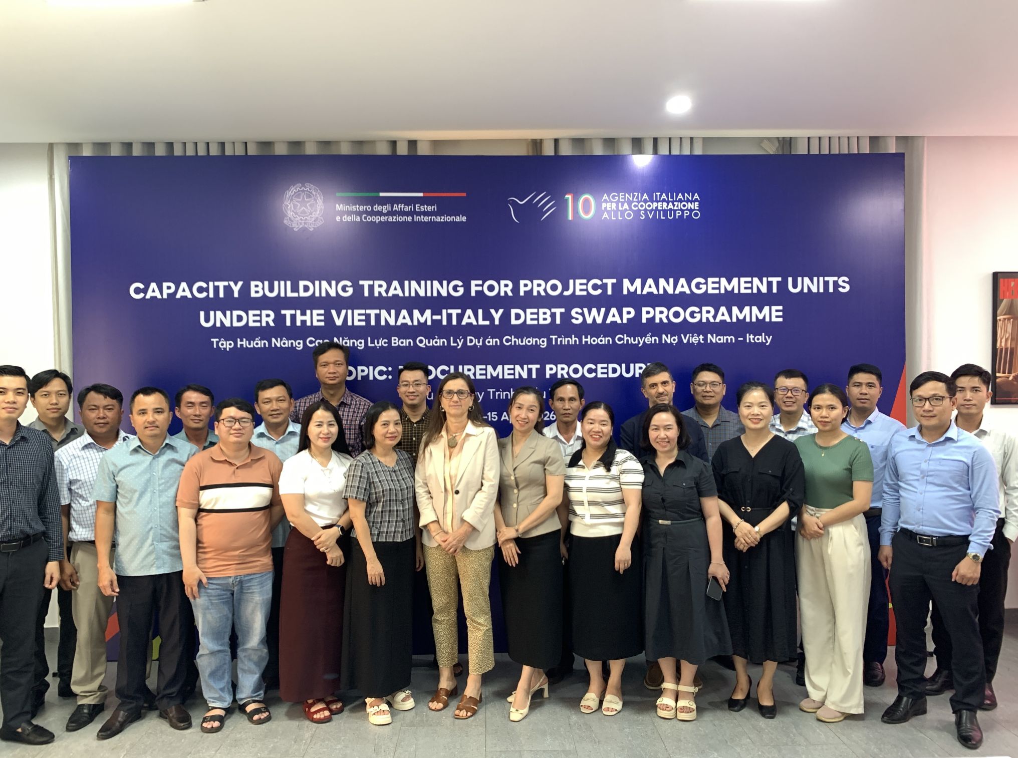 Programma di Conversione del Debito Italia–Vietnam per lo Sviluppo: Formazione sul Rafforzamento delle Capacità per le PMU